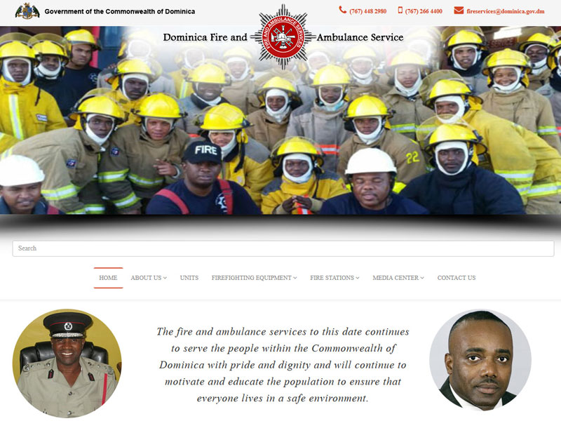 Dominica Fire and Ambulance Services Portfolio Image