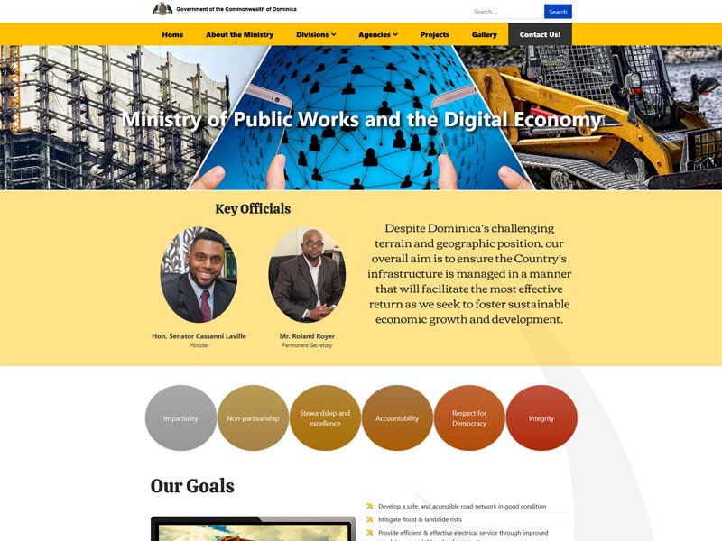 Ministry of Public Works and the Digital Economy Portfolio Image