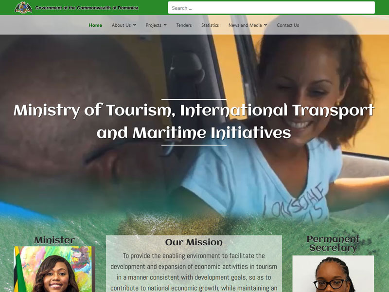Ministry of Tourism, International Transport and Maritime Initiatives Portfolio Image